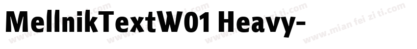MellnikTextW01 Heavy字体转换